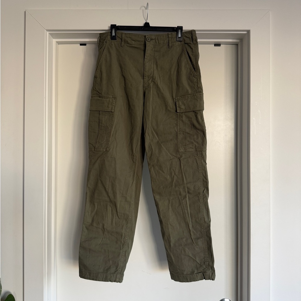 Men’s Uniqlo Olive Green Cargo Pants